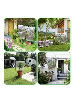 SYOSI Plant Protection Garden Netting Insect Bird Barrier Netting Mesh with Drawstring Garden Bug Netting Plant Cover FruitTree Net 3.3 X 2.3 ft  - Image 2