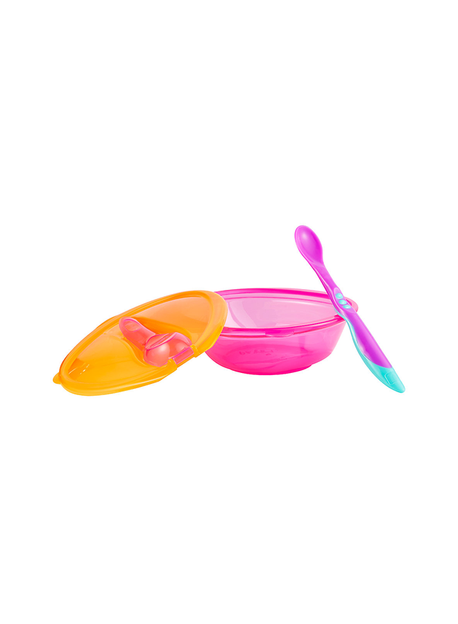 مذركير Pack Of 2, Infant Feeding Set, Bowl And Spoon Plastic