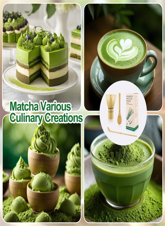 WANDiORY 3-Piece Matcha Tea Tool Set – Handmade Bamboo Whisk (Chasen), Traditional Scoop, and Ceramic Whisk Holder – Japanese Matcha Accessories for Tea Lovers (No Sifter) - Image 5
