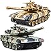 Supdex 124 RC Battle Tank Set Remote Control Russian T90 and German Leopard II Tank Model That Shoots for Kids and Adults 24Ghz Army Toy for Boys 6 Year Old with Smoke Sound Effects and Lights - Image 3