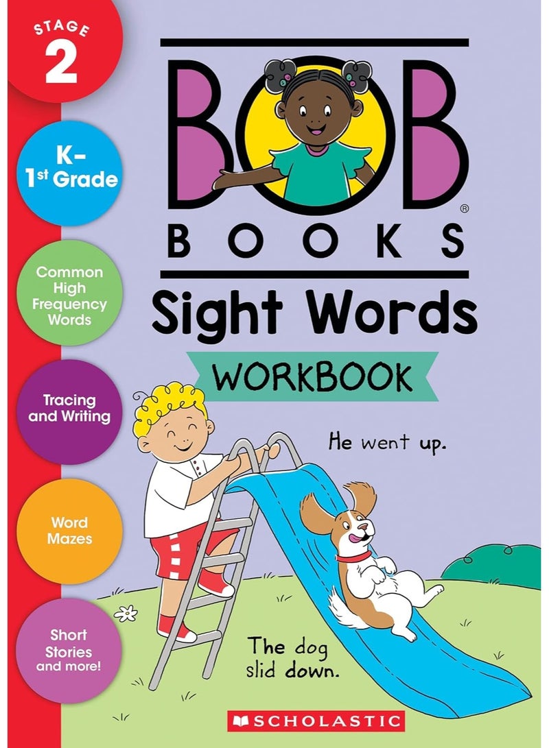 Bob Books  Sight Words Workbook  Phonics Writing Practice Ages 4 and up Kindergarten First Gra