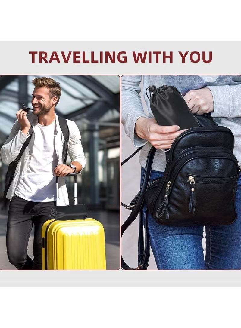 2 قطعة أرجوحة قدم السفر بالطائرة ، أرجوحة قدم الطائرة الميموري فوم ، مسند القدم للسفر الجوي ، أساسيات السفر بالطائرة المحمولة وأساسيات الطيران لمسافات طويلة ، أرجوحة القدم المكتبية - Image 5