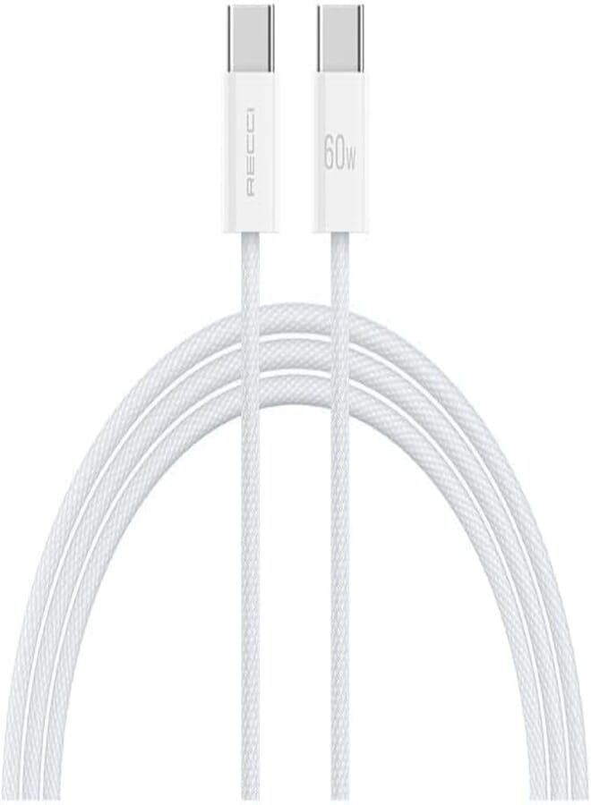 Next Next Store USB-C to USB-C Charging Cable 1.2m (3.9ft) - 60W Nylon Charging Cable - Type C Fast Charging Cable Compatible with iPhone 15/15 Pro/16, iPad Pro, MacBook Pro, Samsung Galaxy S23