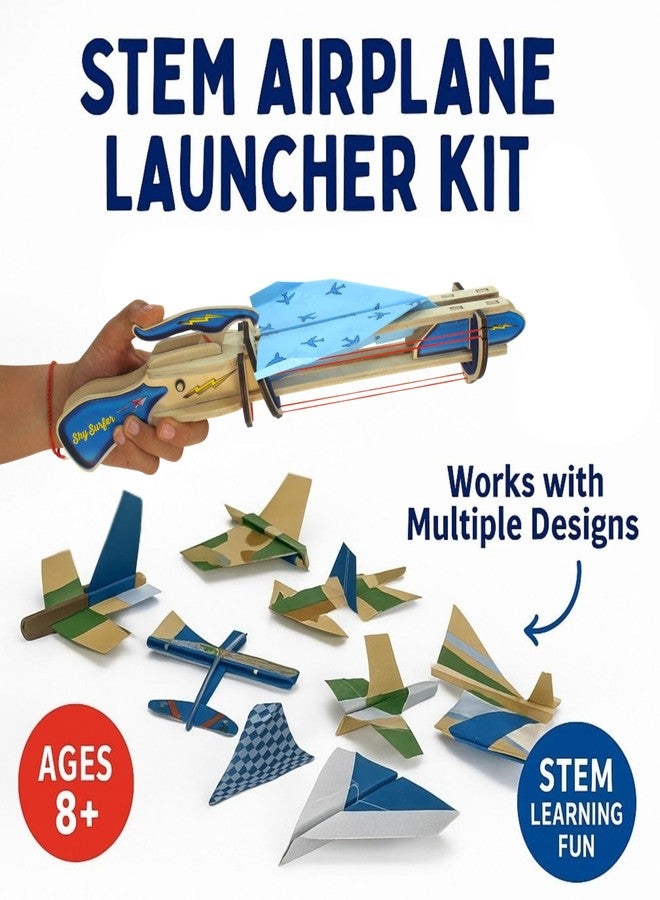 PATHFINDERS STEM Kit - Paper Airplane Launcher | Science Kits for Kids | stem Toys Physics Toys | Kids Engineering kit | Learning Resource - Image 3