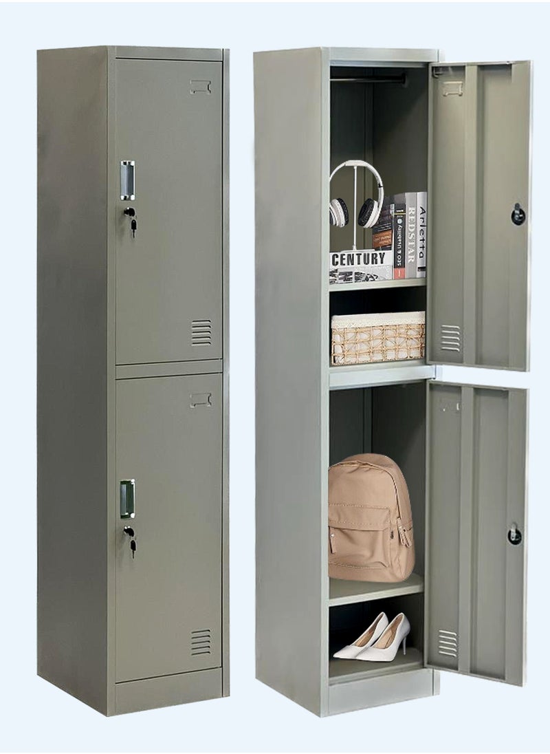 Living - 2 Doors File Cabinet Metal Locker 42*38*180cm - Image 1
