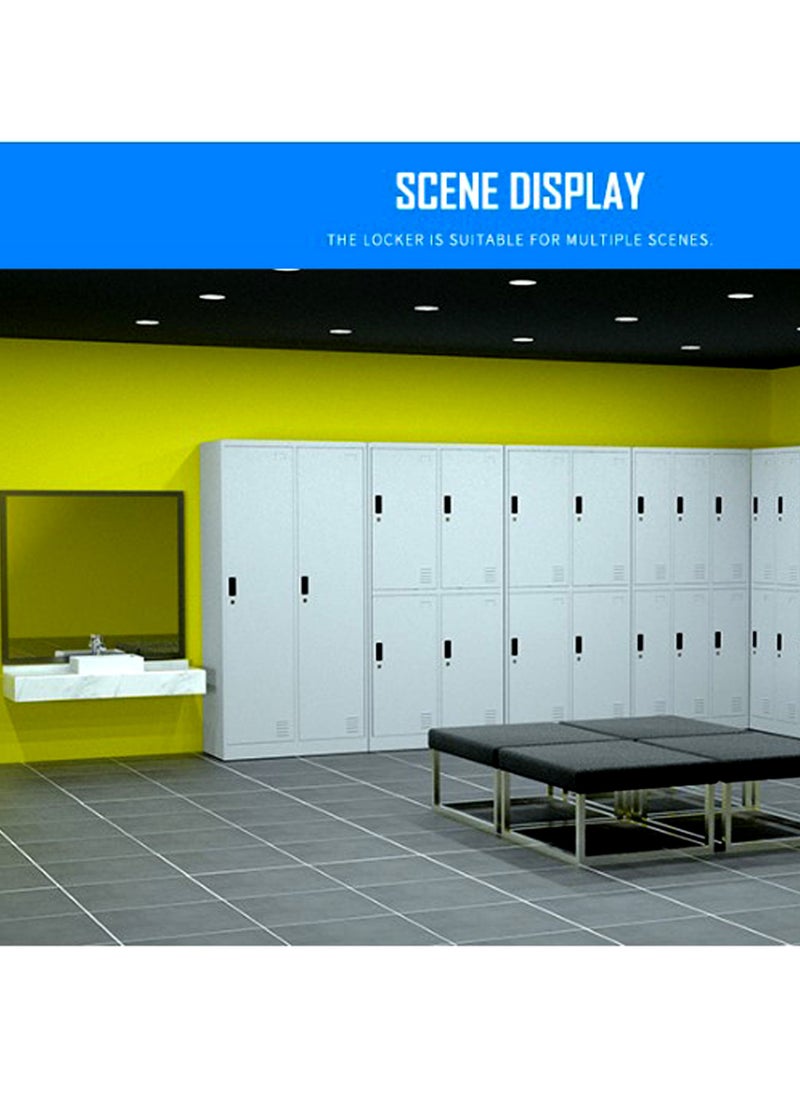 Living - 2 Doors File Cabinet Metal Locker 42*38*180cm - Image 1