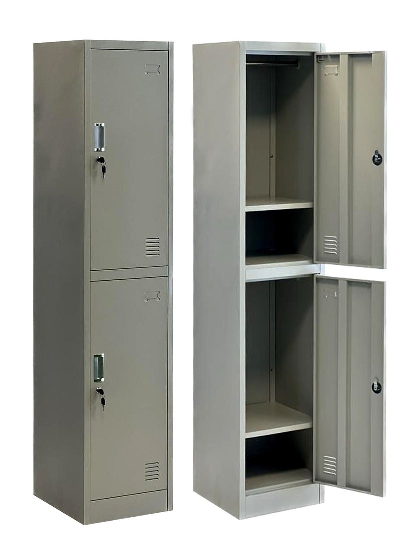Living - 2 Doors File Cabinet Metal Locker 42*38*180cm - Image 1