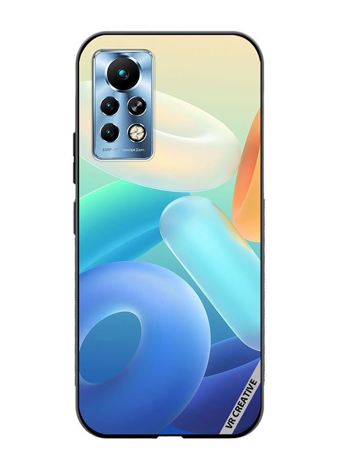 VR CREATIVE Protective Case Cover For Infinix Note 11 Pro Rings Design Multicolour - Image 1
