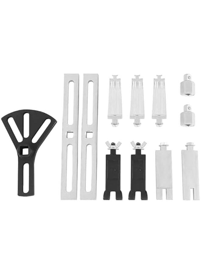 Arabest 3 Pieces Universal Fuel Pump Removal Tool Set - Adjustable Lock Ring Spanner, Fuel Tank Lid Cover Remove Spanner, Fuel Pump Lock Ring Tool  - Image 2