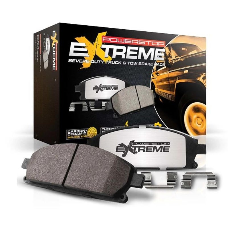 Power Stop Z36-450 Front Z36 Truck and Tow Brake Pads For E-250 Econoline, E-250 Econoline Club Wagon, E-350 Econoline, E-350 Econoline Club Wagon, F-250, F-350 [Model Specific]