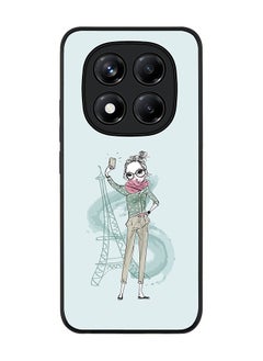 Stylizedd For Xiaomi Redmi Note 14 Pro 5G / X7 5G Case,Slim fit Camera Protection, Shockproof Thin Phone cover  - Selfie by Eiffel  - Image 1