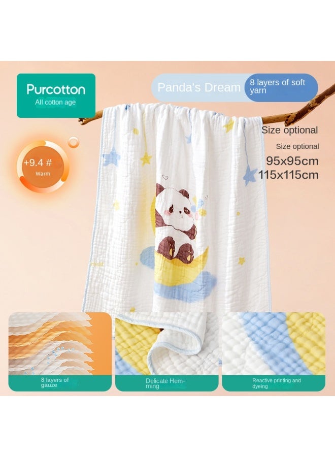 purcotton Layer Thick】100% Baby Washcloth Gauze Towel, Soft And Absorbent Bathing Swaddle Blanket For Infants And Toddlers - Image 2