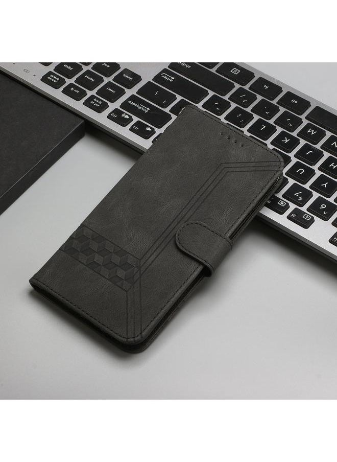 Zaboon Case For Honor X9c Global Cubic Skin Feel Flip Leather Phone Case  - Image 2