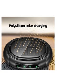 Generic Portable Car Air Purifier with Negative Ion Technology - Quiet Ionic Cleaner for Smokers, Dual Charging via Solar & USB  - Image 3