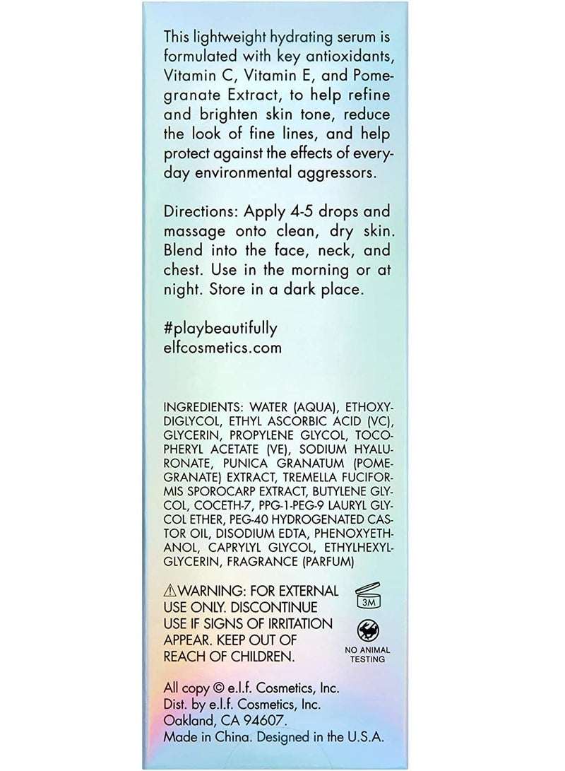 إلف e.l.f. Cosmetics Beauty Shield Vitamin C Pollution Prevention Serum, 0.95 Fl. Ounce, 0.95 Fl Ounce - Image 2