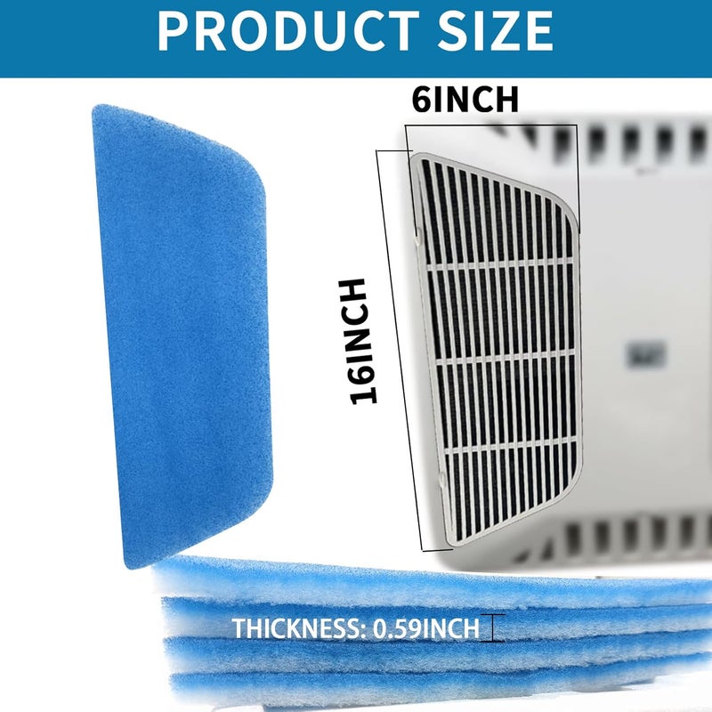 Tikfoam RV AC Filter 6x 16 RV Air Filters for Air Conditioner Vent, MERV 6 AC Filter 4 Filters - Image 2