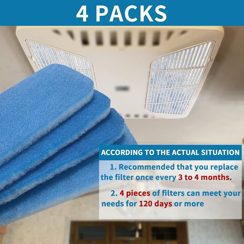Tikfoam RV AC Filter 6x 16 RV Air Filters for Air Conditioner Vent, MERV 6 AC Filter 4 Filters - Image 5
