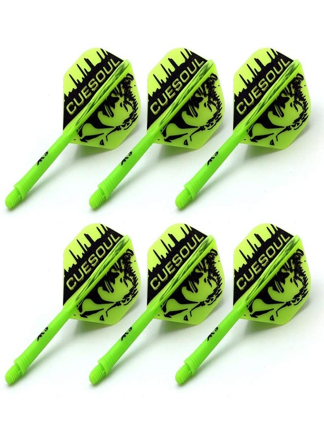 CUESOUL 6 Pieces ROST Integrated Dart Shaft and Flights - Image 1
