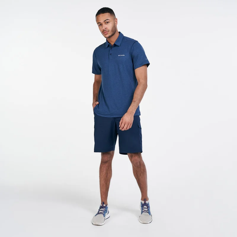 Columbia Blue Men's Tech Trail™ Polo T-Shirt for Men | Best Price UAE
