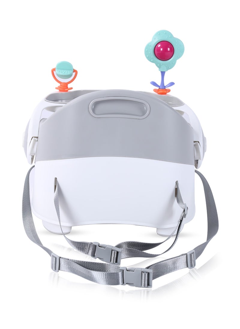 TEKNUM Portable Booster Chair With 3-point Safety Belt - Grey  - Image 5