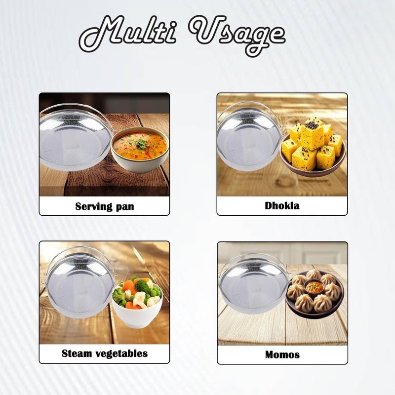 Yopple Yopple Stainless Steel Steamer Basket Expandable Steam Bowl with Handle NonStick MultiSize Fit Veggies Seafood Food Steaming Tray for Instant Pressure Cookers - Image 4