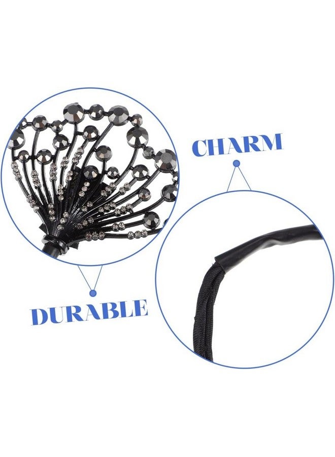 ONISHOMES Elegant Lazy Swan Magic Hair Bun Maker, Wedding Party Hair Accessories Air Styling Hair Bun Clip French Hairstyle Donut Hair Buns Hair Bun Maker Hair Bun Shaper The Lazy Fabric Miss Modeling - Image 4