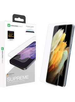 NQ Supreme Glass Fully covered with Loca Glue Technology designed for Samsung S21 PLUS tempered Glass Screen Protector with [UV Light]