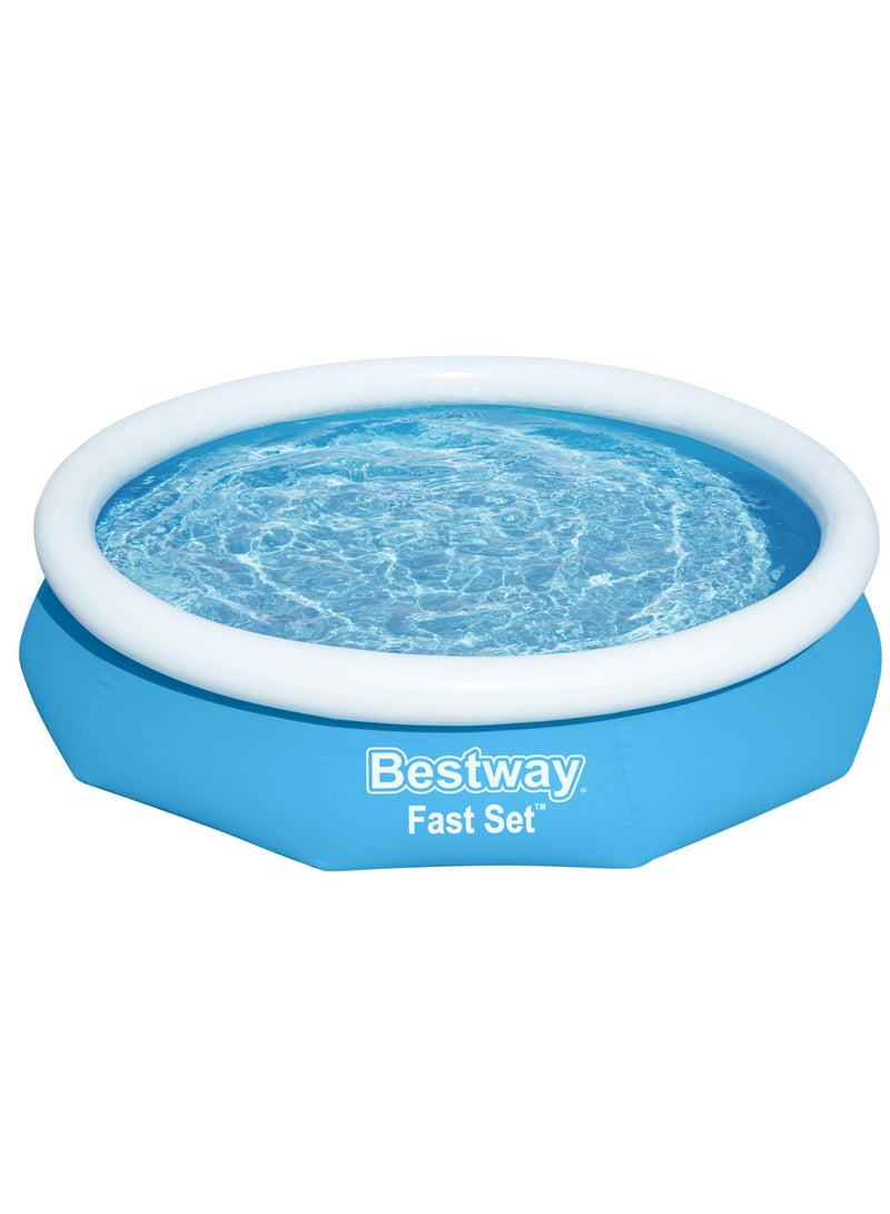 Bestway Inflatable Pool Set 305x66cm | Easy-to-assemble, no-tool set up | Family Swimming Pool | Above Ground Pool | Backyard Pool | Summer Fun with Friends and Family - Image 1