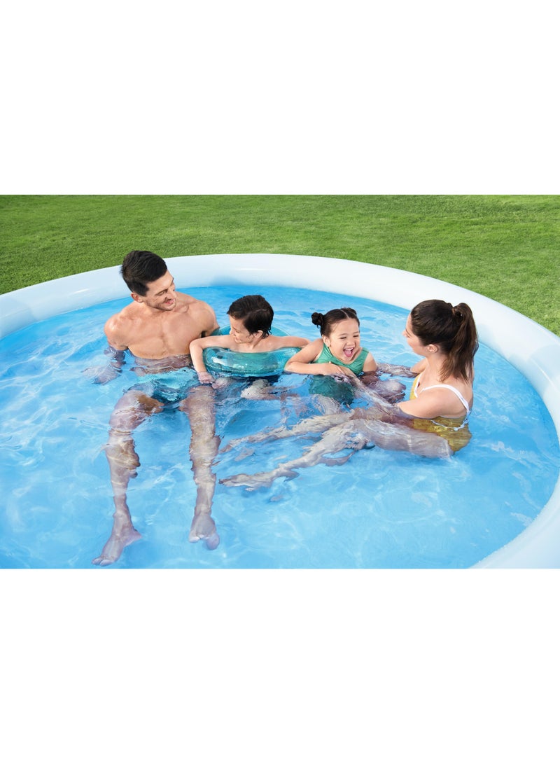 Bestway Inflatable Pool Set 305x66cm | Easy-to-assemble, no-tool set up | Family Swimming Pool | Above Ground Pool | Backyard Pool | Summer Fun with Friends and Family - Image 3