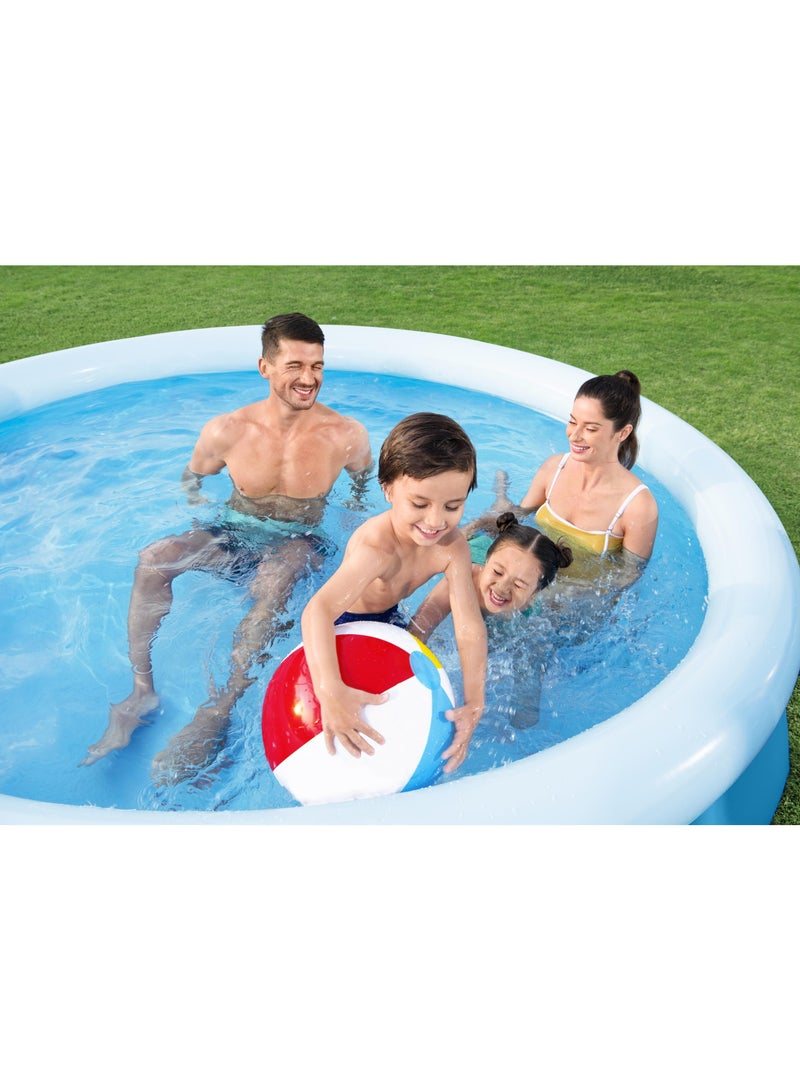 Bestway Inflatable Pool Set 305x66cm | Easy-to-assemble, no-tool set up | Family Swimming Pool | Above Ground Pool | Backyard Pool | Summer Fun with Friends and Family - Image 4