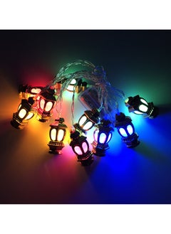 VUCATIN 20 LED Fairy Lights Ramadan String Lights Eid Kerosene Lantern String Light Ramadan Lantern String Light Eid Decorations Ramadan String Lights for Eid Party Outdoor String Lights 9.84 ft (Color)  - Image 1