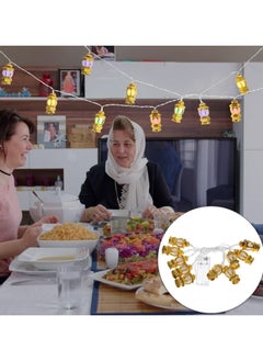 VUCATIN 20 LED Fairy Lights Ramadan String Lights Eid Kerosene Lantern String Light Ramadan Lantern String Light Eid Decorations Ramadan String Lights for Eid Party Outdoor String Lights 9.84 ft (Color)  - Image 4