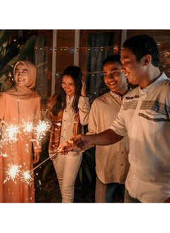 VUCATIN 20 LED Fairy Lights Ramadan String Lights Eid Kerosene Lantern String Light Ramadan Lantern String Light Eid Decorations Ramadan String Lights for Eid Party Outdoor String Lights 9.84 ft (Color)  - Image 3