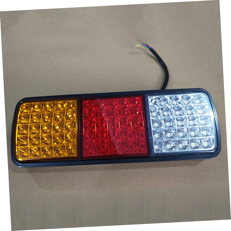 2 Pack Waterproof 12V LED Trailer Tail Lights Red Yellow White For Trucks RVs Boats - Image 3