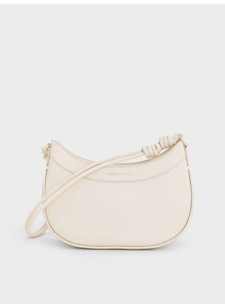 Charles & Keith Sabine Knotted-Strap Curve Shoulder Bag  - Image 1