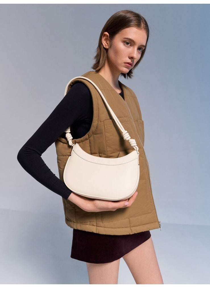 Charles & Keith Sabine Knotted-Strap Curve Shoulder Bag  - Image 2