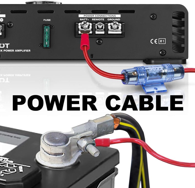 BOSS Audio Systems KIT2 8 Gauge Amplifier Installation Wiring Kit - Image 2