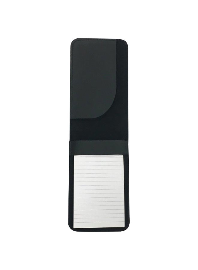Boston Leather Memo Pad Cover & Holder, 3.5-Inch X 5.5-Inch Pocket Notebook Cover Only black - Image 4