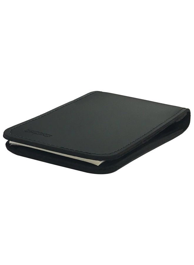 Boston Leather Memo Pad Cover & Holder, 3.5-Inch X 5.5-Inch Pocket Notebook Cover Only black - Image 5