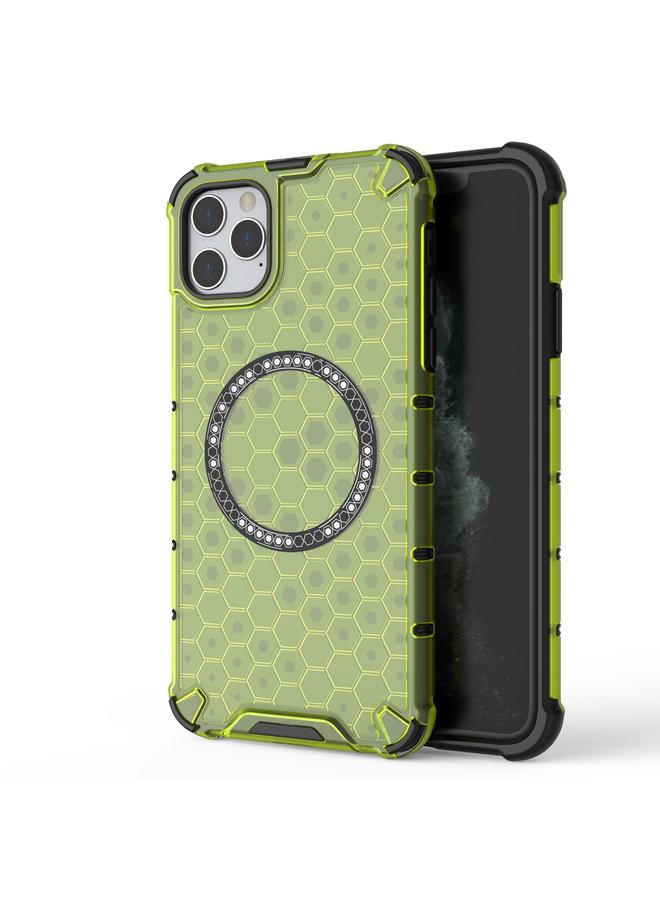 Zaboon Case For iPhone 11 Pro Max Honeycomb Magnetic Ring Shockproof Phone Case - Image 1