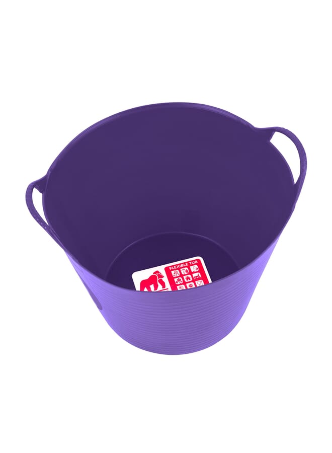 Red Gorilla Red  Gorilla -  Tubs & Recycled Black Tubs - Medium 26L Purple - Image 2