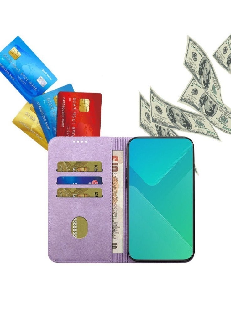 DUNISO For iPhone 14 Pro Max 6.7" Leather Wallet Case, Business Flip Case with RFID Blocking, Folio Cover with 4 Credit Card Holder, Shockproof Case with Stand, Flip Cover for Apple 14 Pro Max 5G Phone Case - Image 5