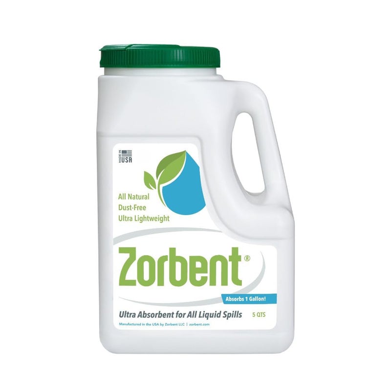 Zorbent Liquid Spill Kit | 16X More Absorbent than Clay, Commercial-Grade Vomit, Urine, Oil, All Liquids Spill Powder, Reusable - Image 1