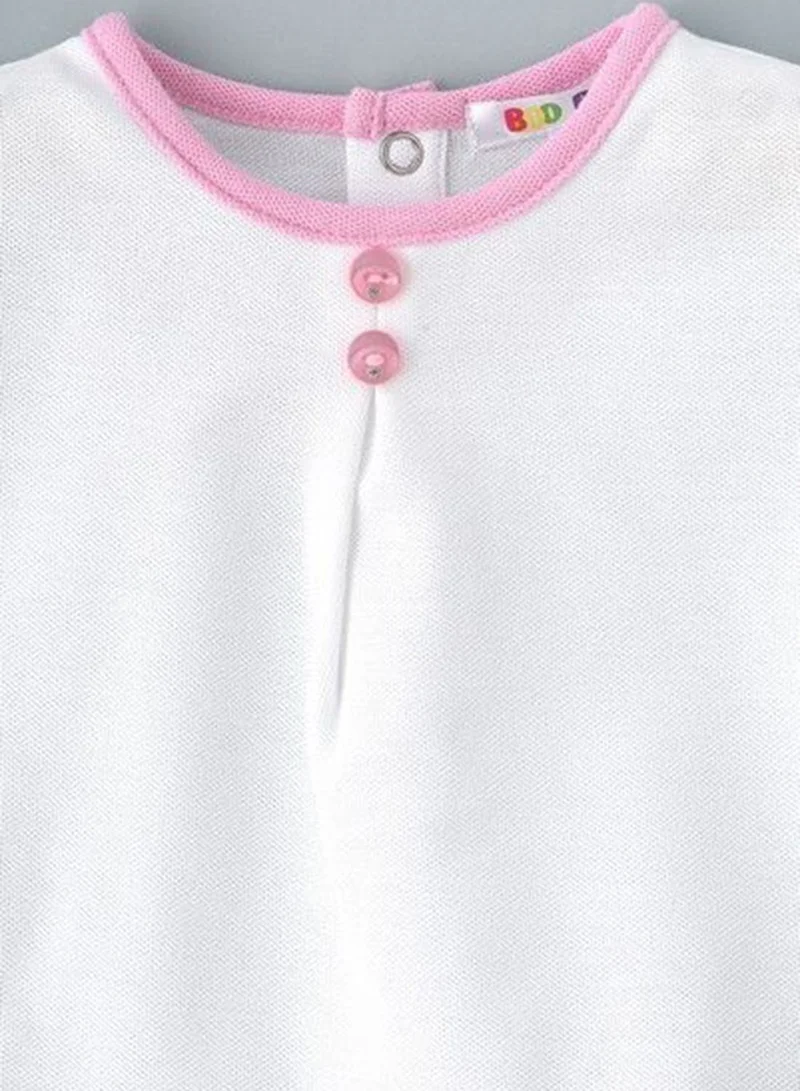 Boo Boo Infant Top With Striped Bloomer