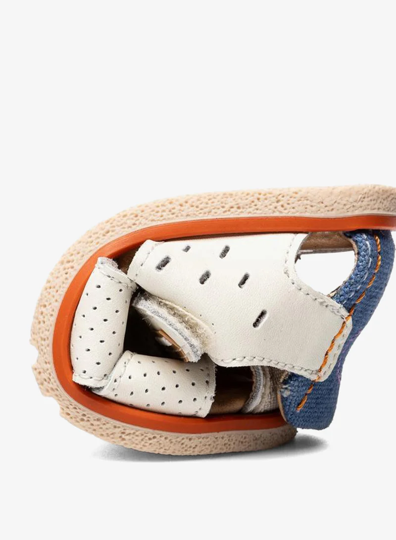 Pablosky Sandals With Hook & Loop Closure, Perforated Design