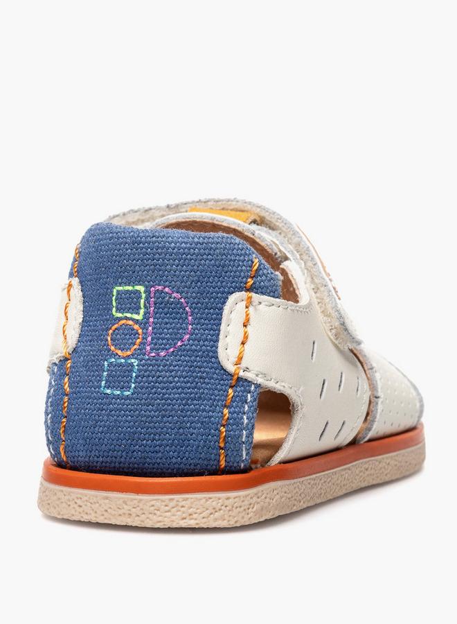 Pablosky Sandals With Hook & Loop Closure, Perforated Design - Image 3