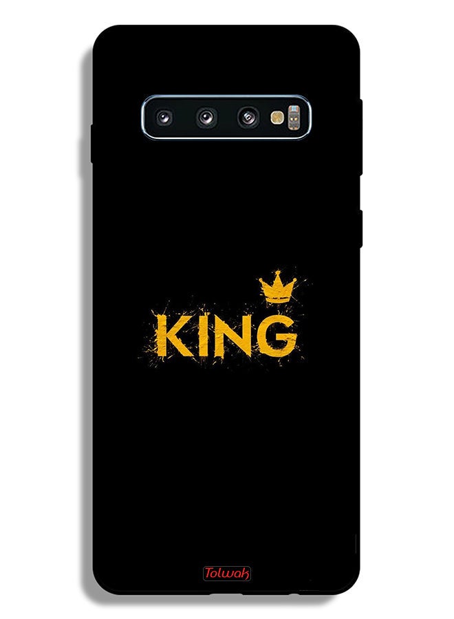 Tolwak Samsung Galaxy S10 Plus Protective Case Cover King - Image 2