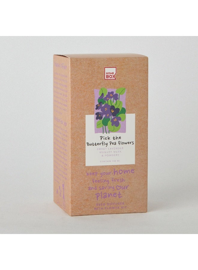 Home Box Abbey Urban Nature Pick the Butterfly Pea Flowers Reed Diffuser 180 ml - Image 5