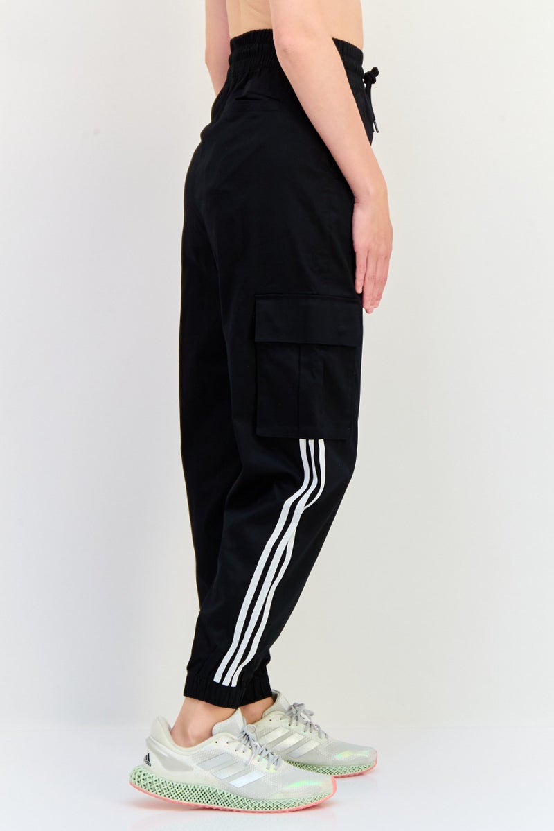 adidas Originals Women Sportswear Fit Outdoor Sweatpants, Black  - Image 3