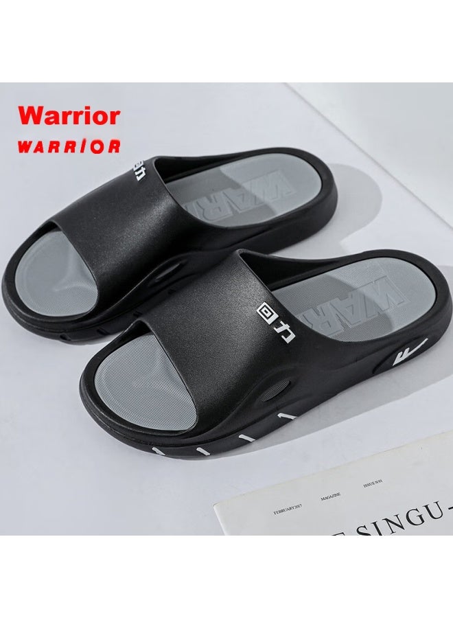 Pull Back Warrior Sports Sandals For Men, Outdoor Beach Wear, Non-slip, Comfortable, Cool Slippers, Hl3a57, Black And Gray, Size 46-47 - Image 3